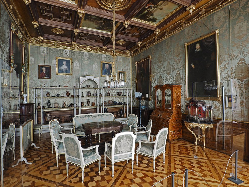 Grüner Salon im Schloss Erbach