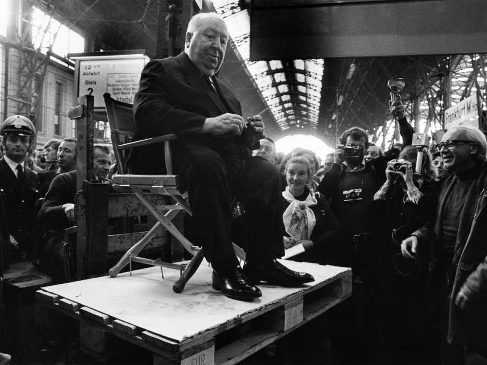 Alfred Hitchcock im Hauptbahnhof