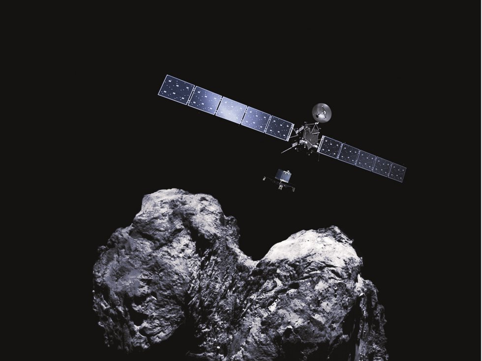 Sonde Rosetta Reise