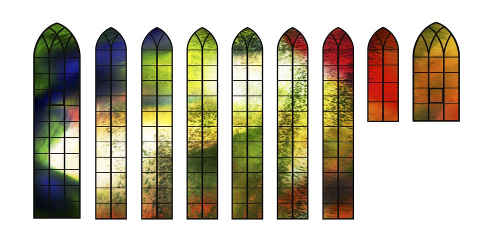 Kirchenfenster Entwurf